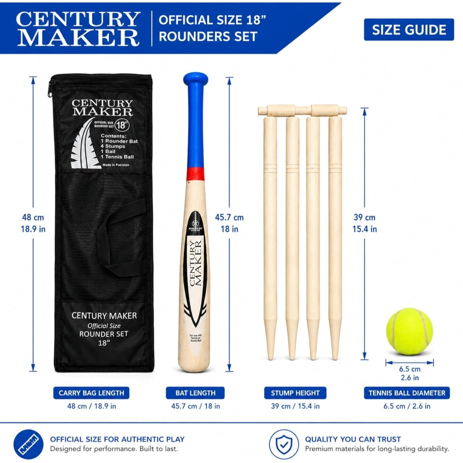 Rounders Set for Kids and Adults, 6 Piece Kit