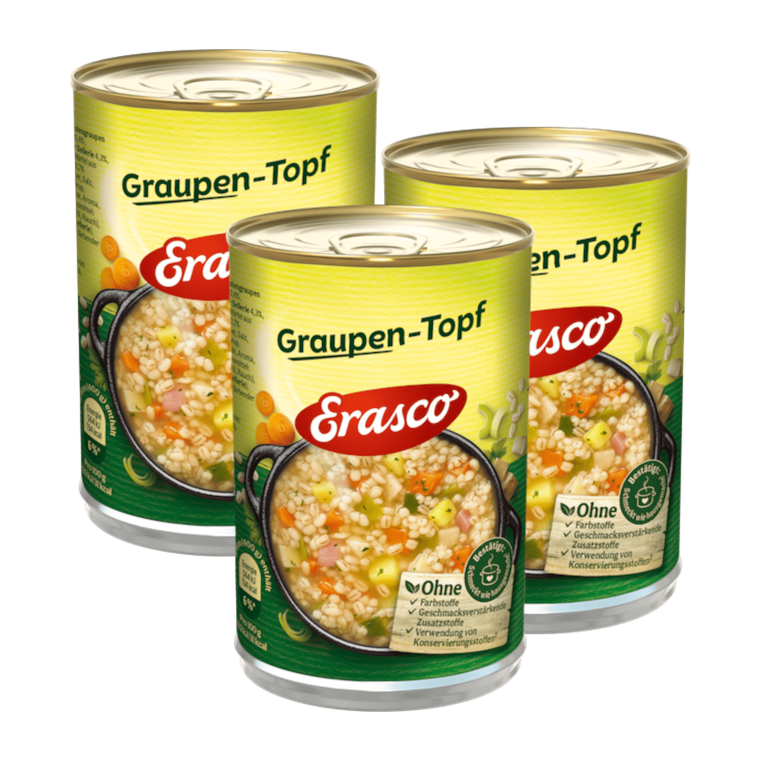 3x Erasco Hail Pot 400g (3x400g)