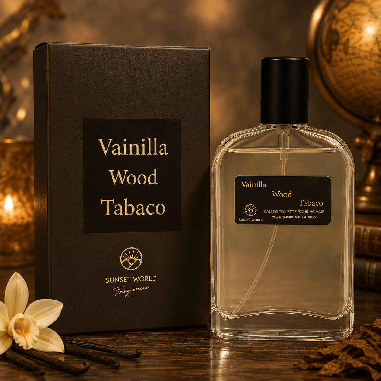Image of Everlyx - Vanilla Wood Tobacco By Eau De Toilette 90ml. With Vanilla, Tobacco, And Warm Woods, Accompanied By Spicy Notes And A Enveloping Base.