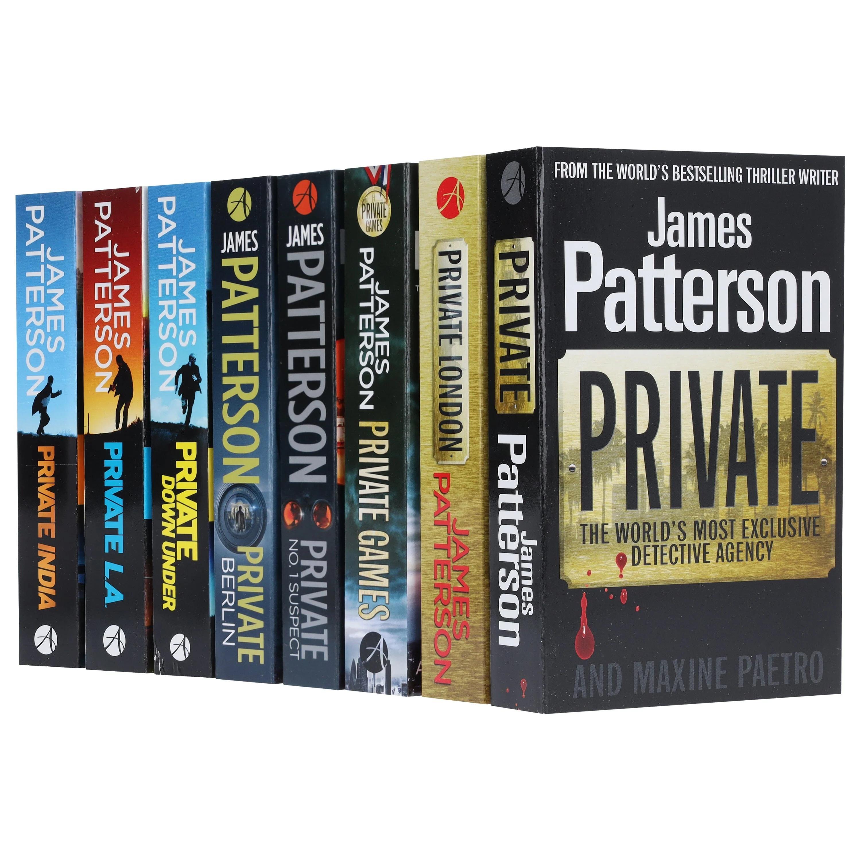 Private Series (Books 1-8) by James Patterson 8 Books Collection Set - Fiction - Paperback