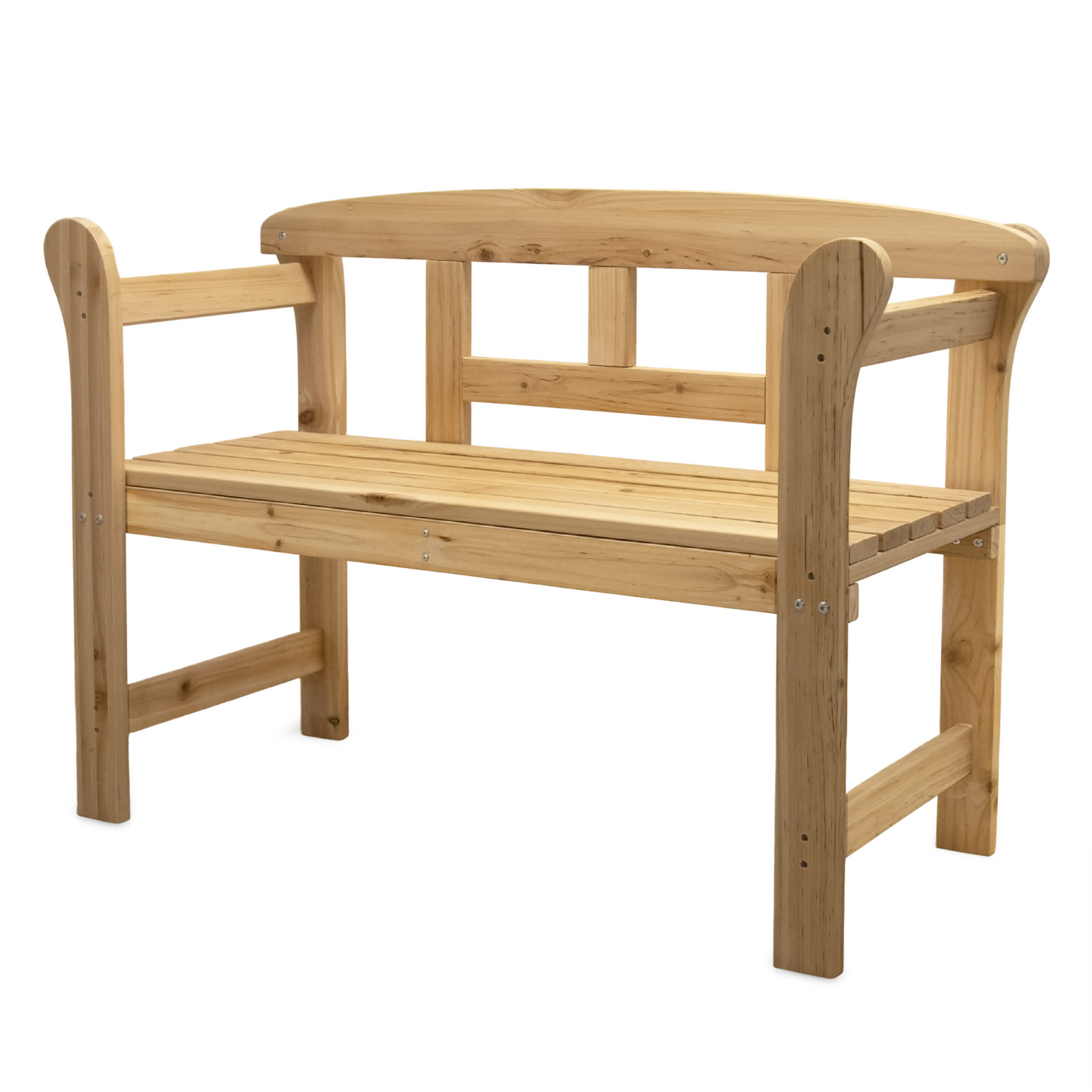 Frisian Of Pine Wood - 118 Cm - Wooden Bench