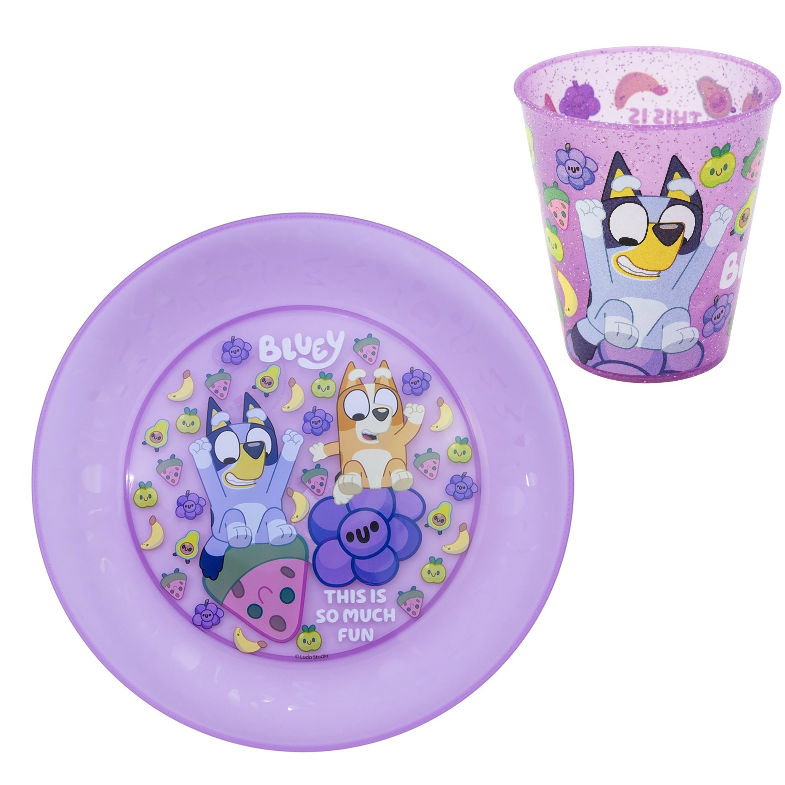 Dinner Set/2pcs, Plate And Cup 285ml