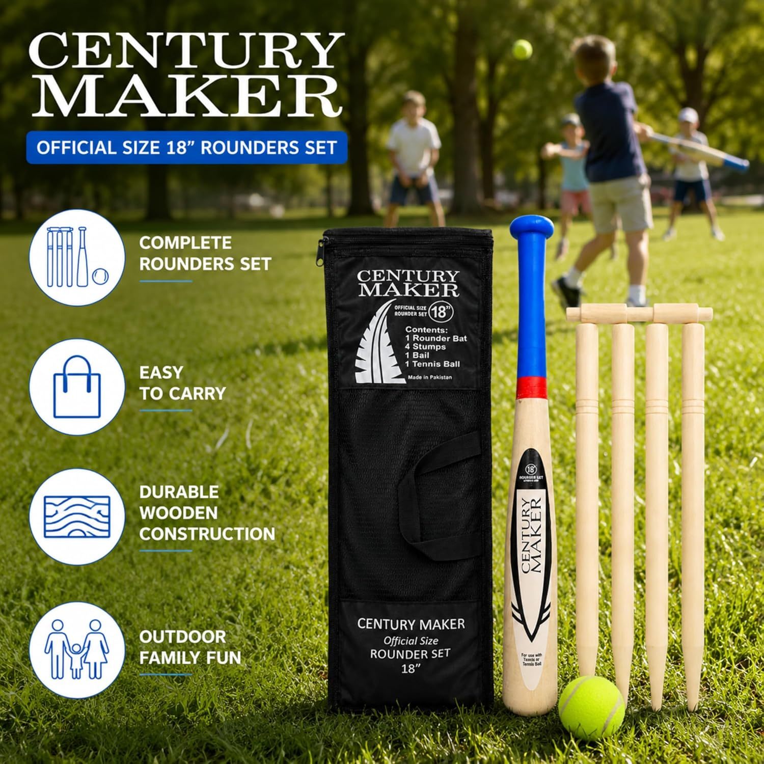 Rounders Set for Kids and Adults, 6 Piece Kit