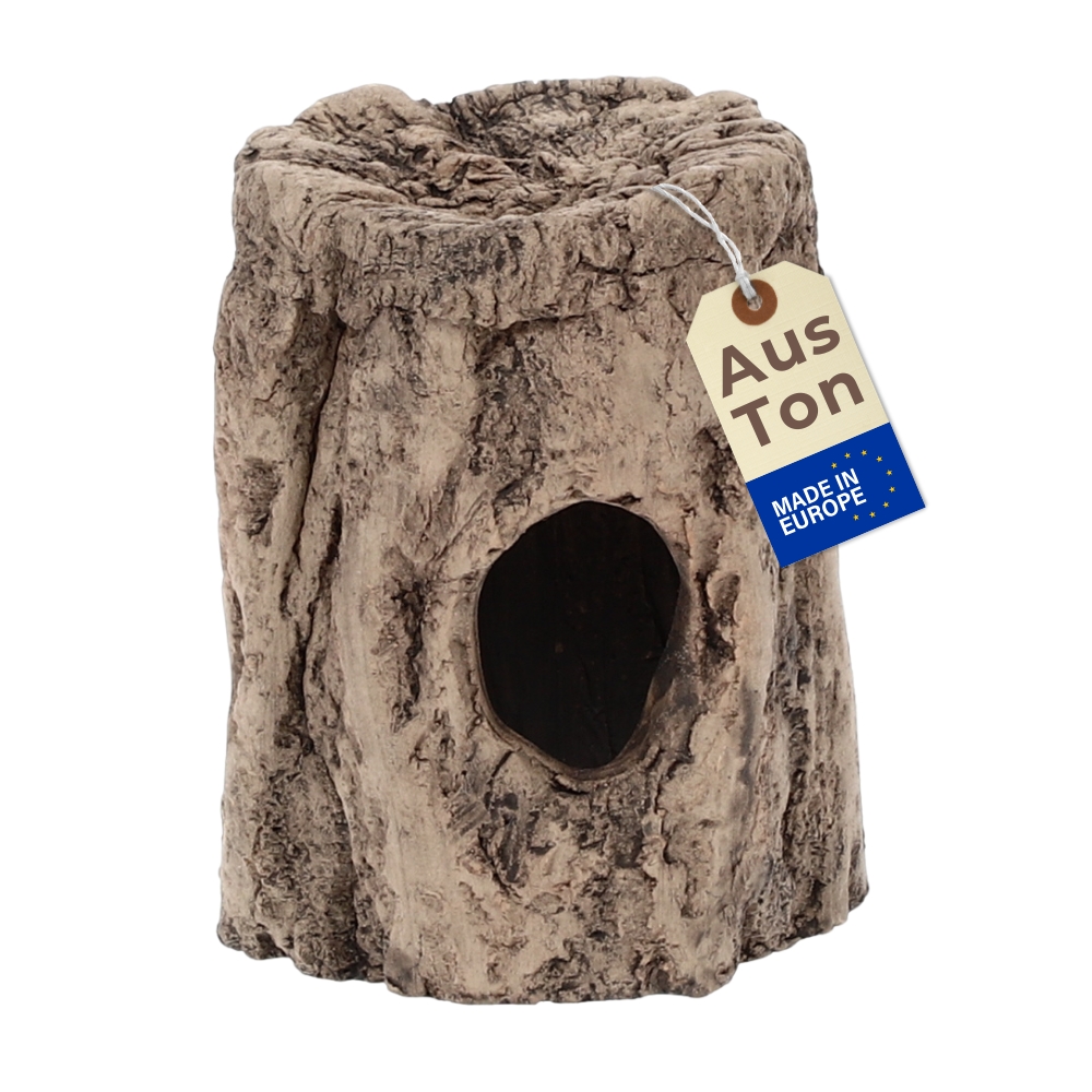 Aquarium Decoration Cave Tree Stump Terrarium Decor For Aquarium, Fish Hideout, Welsh Cave, Spawning Cave, Breeding Tube, Tree Trunk Root Hideout, Fish Catfish Cave, L