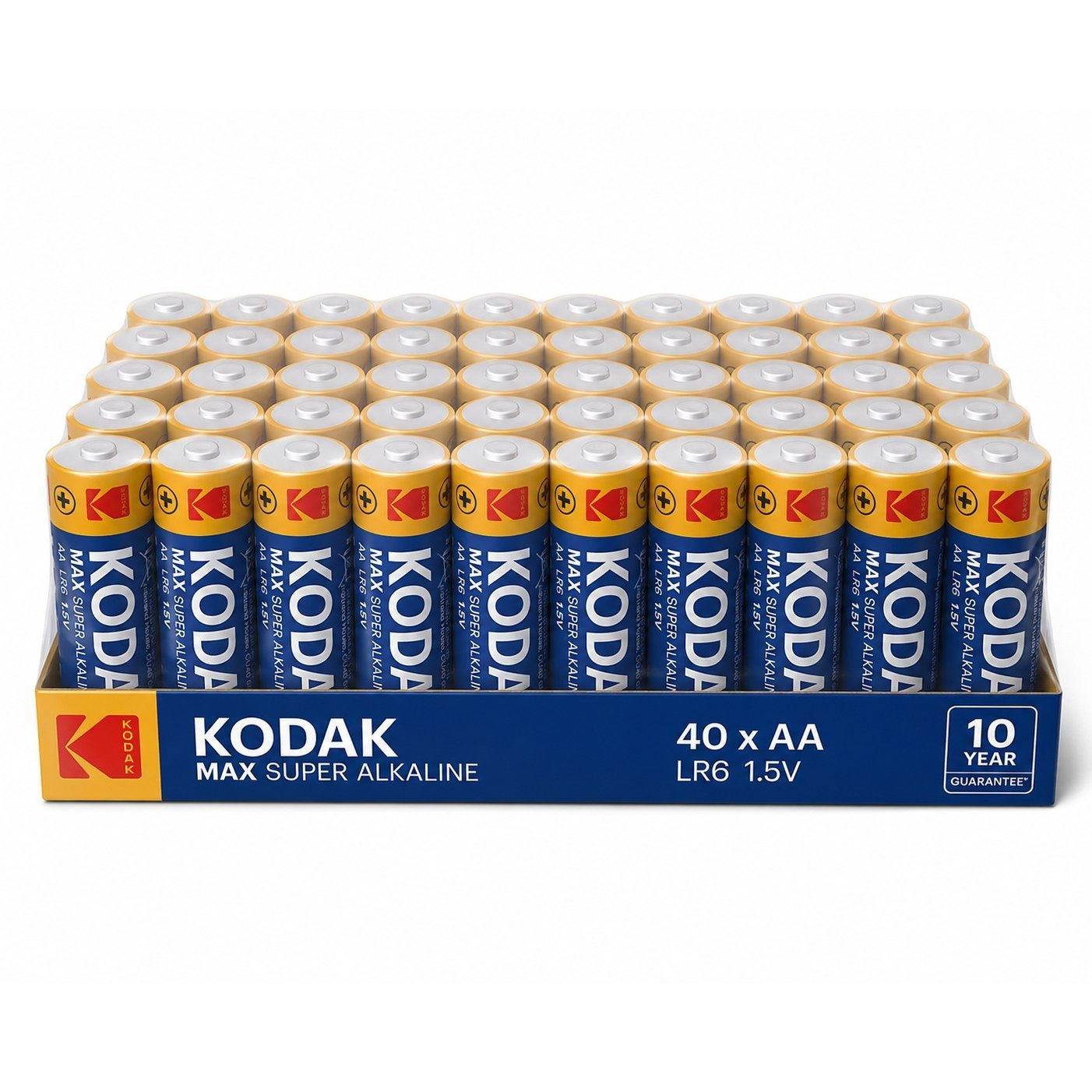 TEMU Kodak Aa Alkaline Batteries Pack Of 40 (lr6) 1.5v Long Lasting Alkaline Batteries For Everyday Household Devices