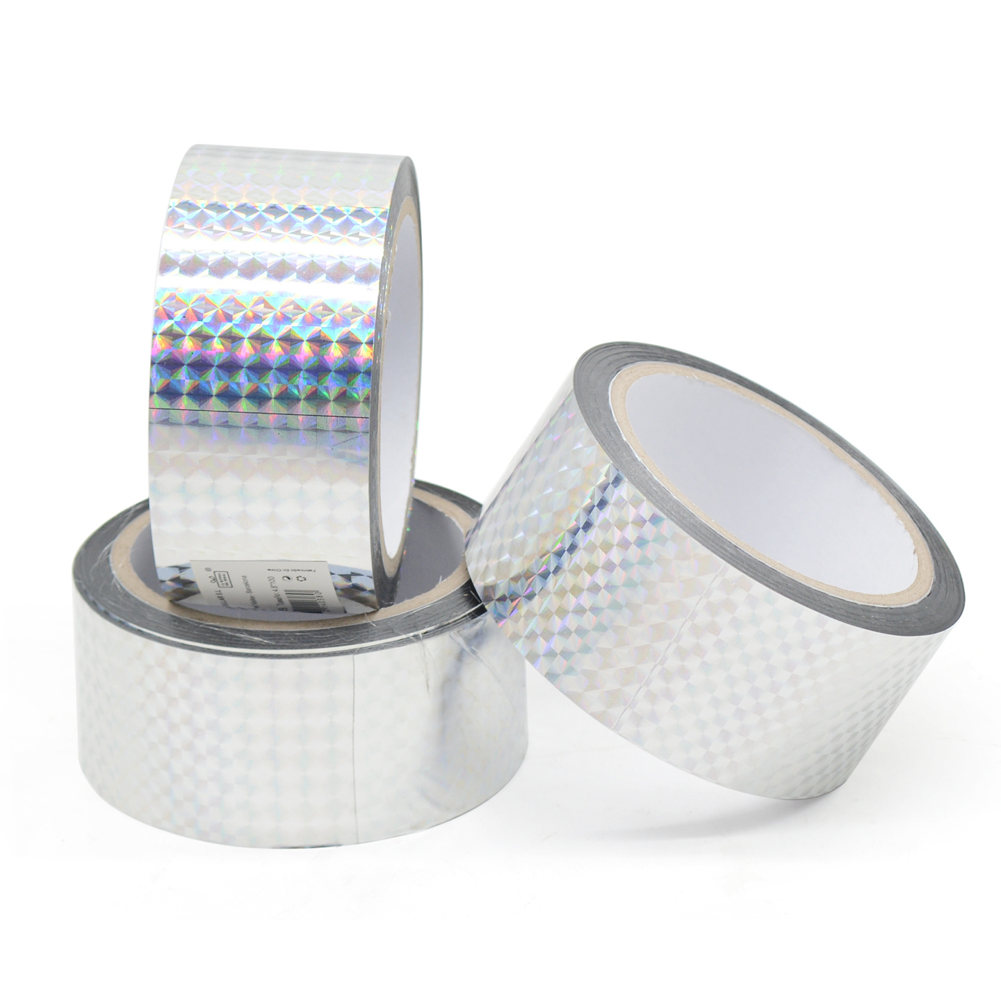 TEMU Cinta Holográfica Ahuyentapájaros 4,8cm×100m Pack 2 Rollos｜Cinta Reflectante para Huertos Set 2 Unidades｜Cinta Disuasiva de Aves Láser 2 Rollos