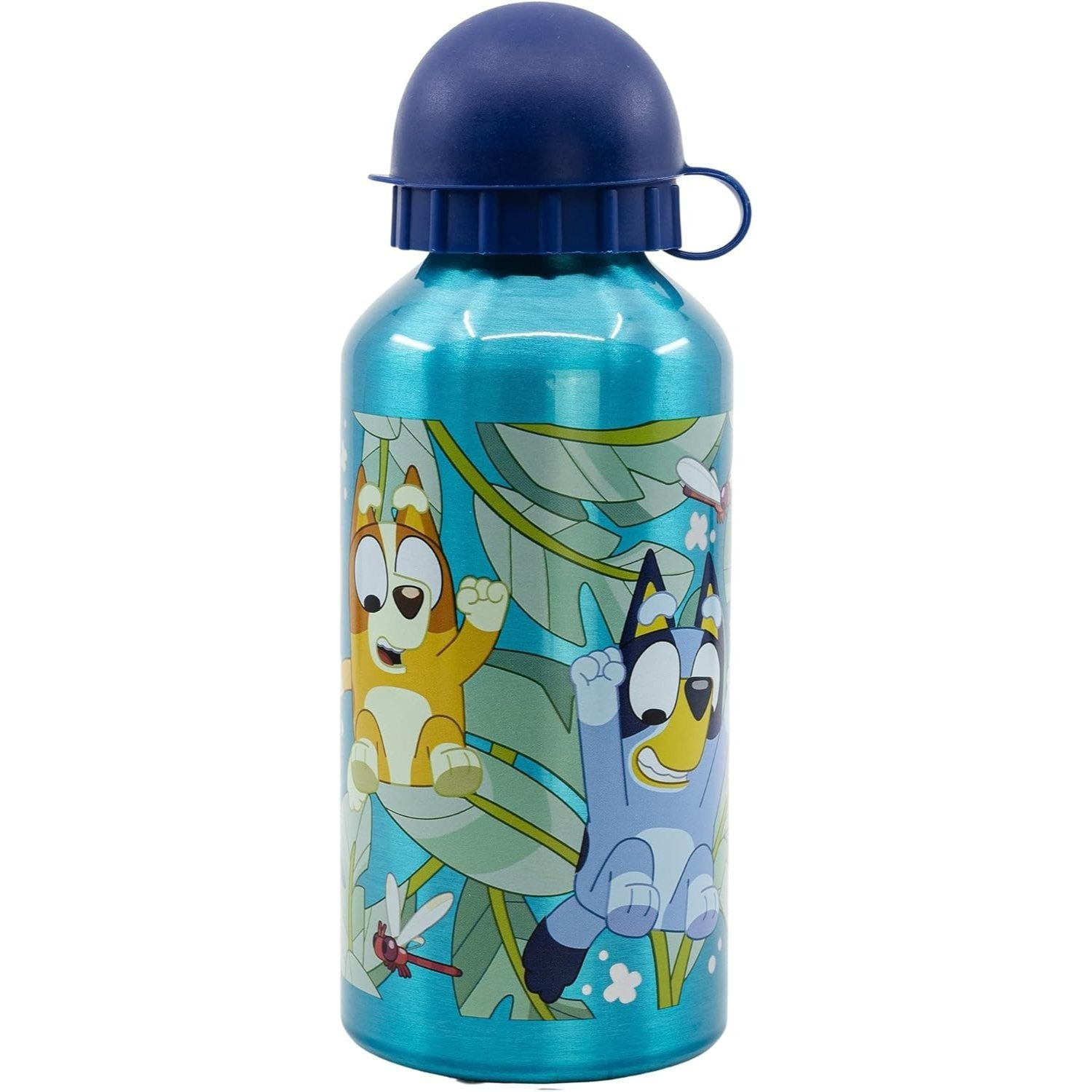 TEMU Botella de escolar oficial para niños y adolescentes, 400 ml, aleación de aluminio con pico retráctil