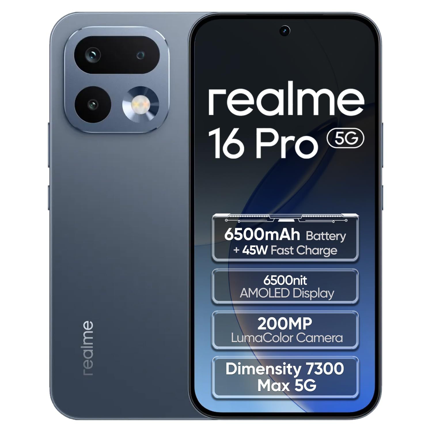 Realme 16 Pro 5g Smartphone 8g+512g/8g+268g 6.78" 144hz 50mp Group 6500mah 7300-max 5g