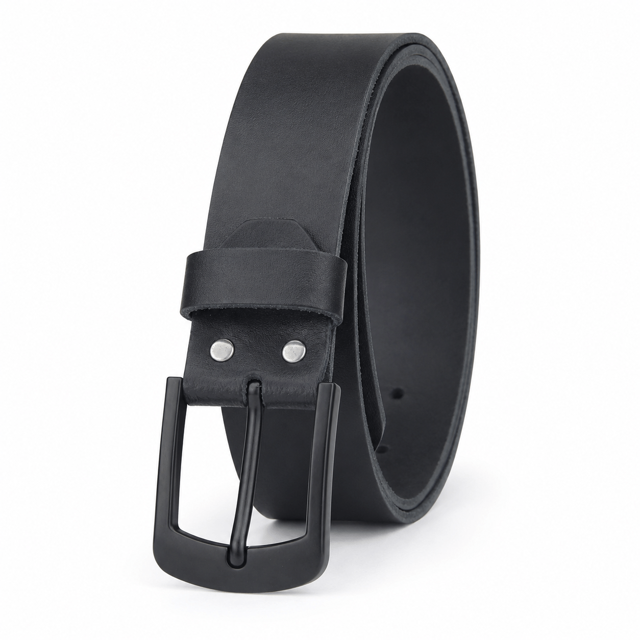 Men's Genuine Leather Belt, 3.8 Cm Wide, Made In Germany, Adjustable Leather Belt For Jeans, Trousers, And Everyday Use