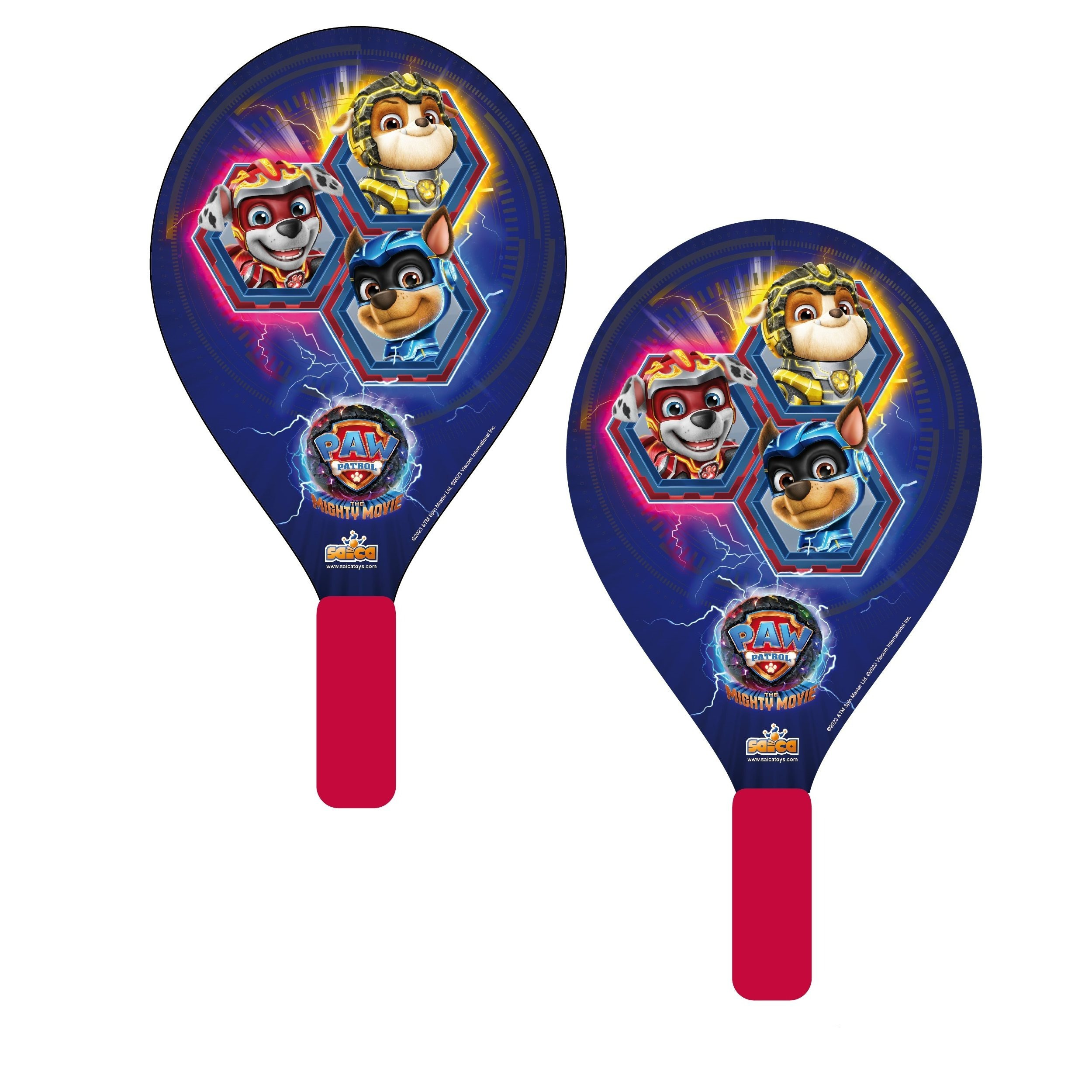 TEMU Paw Patrol Palas de Playa Infantil con Pelota, Set Juego de Playa para Niños y Niñas con 2 Raquetas y , Juguete de Arena para Verano, Piscina,