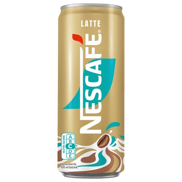 12 Cans Of Nescafe Latte, 250ml Each, Including Disposable Deposit, Ready To Drink