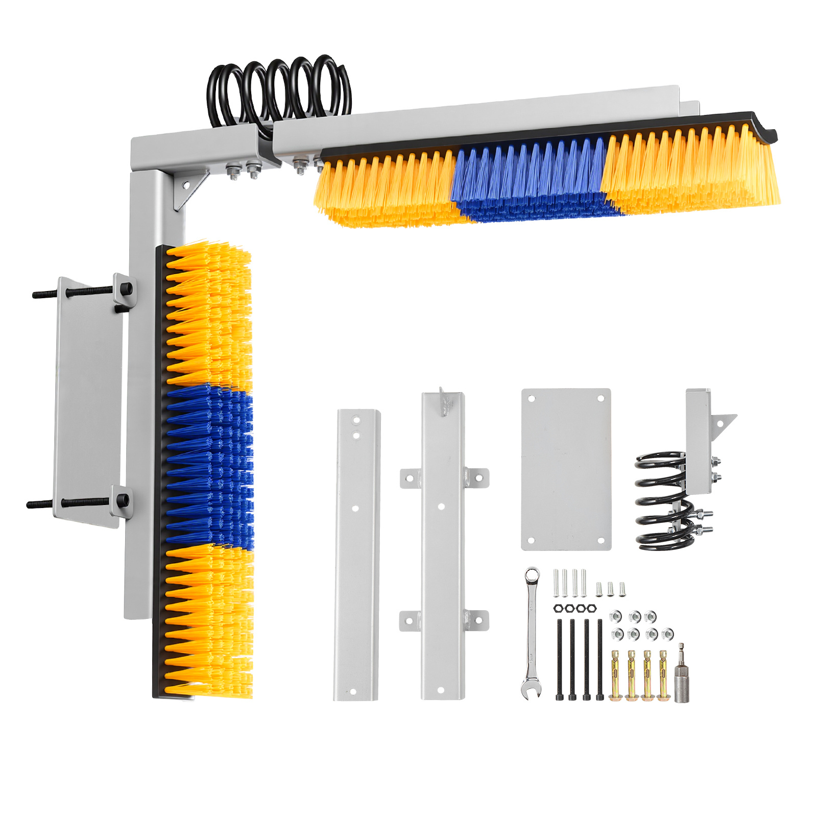 Vevor 2 Way Livestock Scratching Brush, Dual Sided Goat Scratcher Brush With Mounting Bracket, " X 3.9" Cow Scratcher For Back Relief, Massage Grooming Scratch Tool For Horse Cattle Sheep Pig