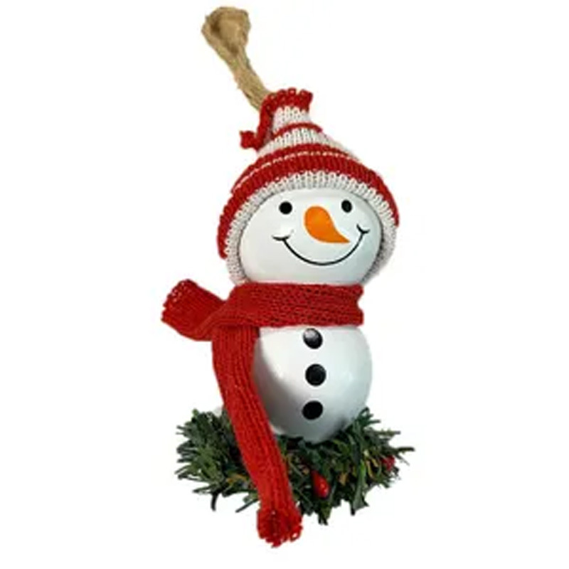 Image of ® Christmas Wooden Bead Snowman Figures – Christmas Tree Decorations, Wooden Ornaments For Indoor Use, Ideal As A Christmas Gift, 10x5