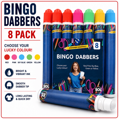 8 48 pack bingo dabbers non drip bingo pens marker daubers in mixed colours bingo ink markers for cards tickets bingo hall fun