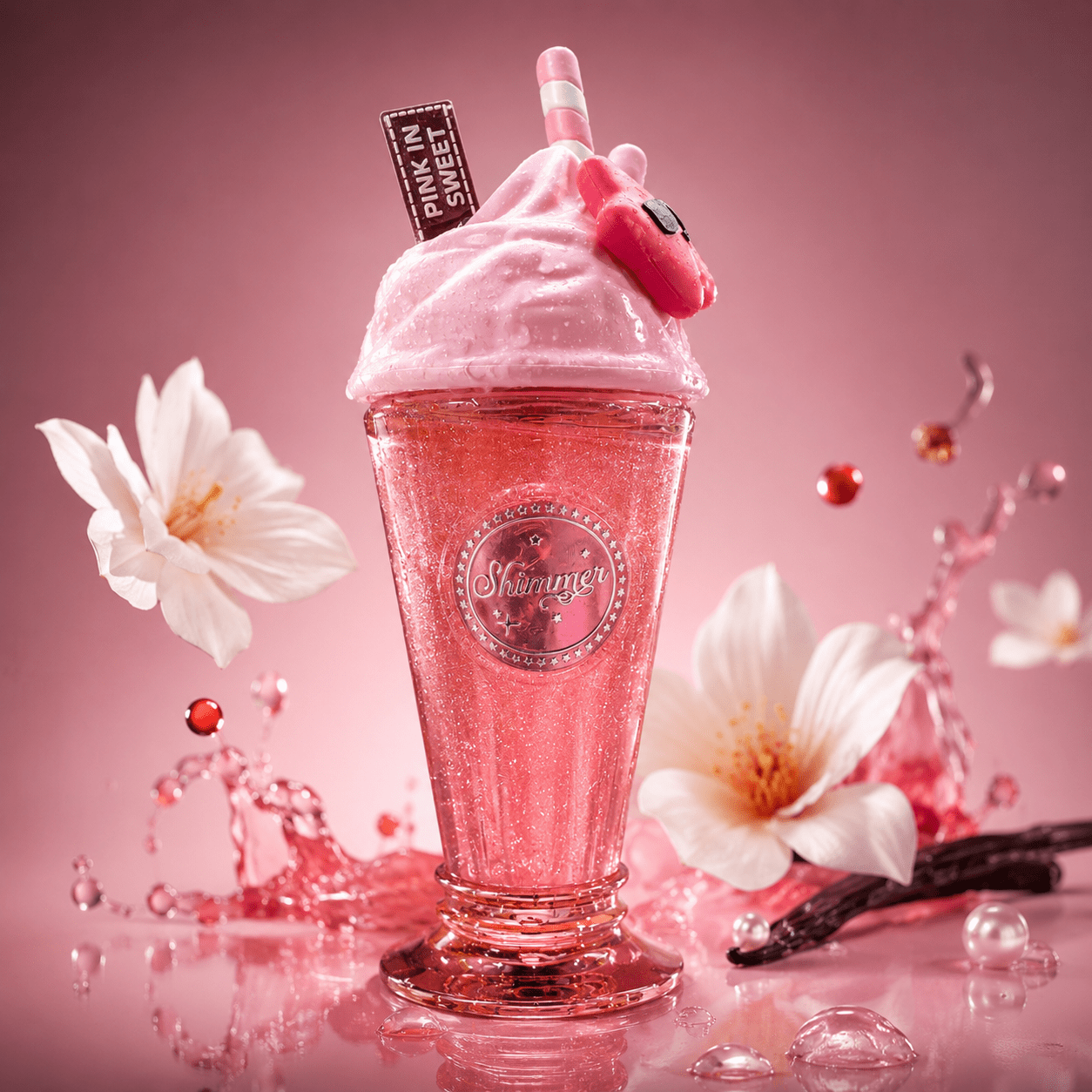 Image of Sweet Shimmer Perfume For Body & Hair 200ml – Floral Fragrance, , Long-
