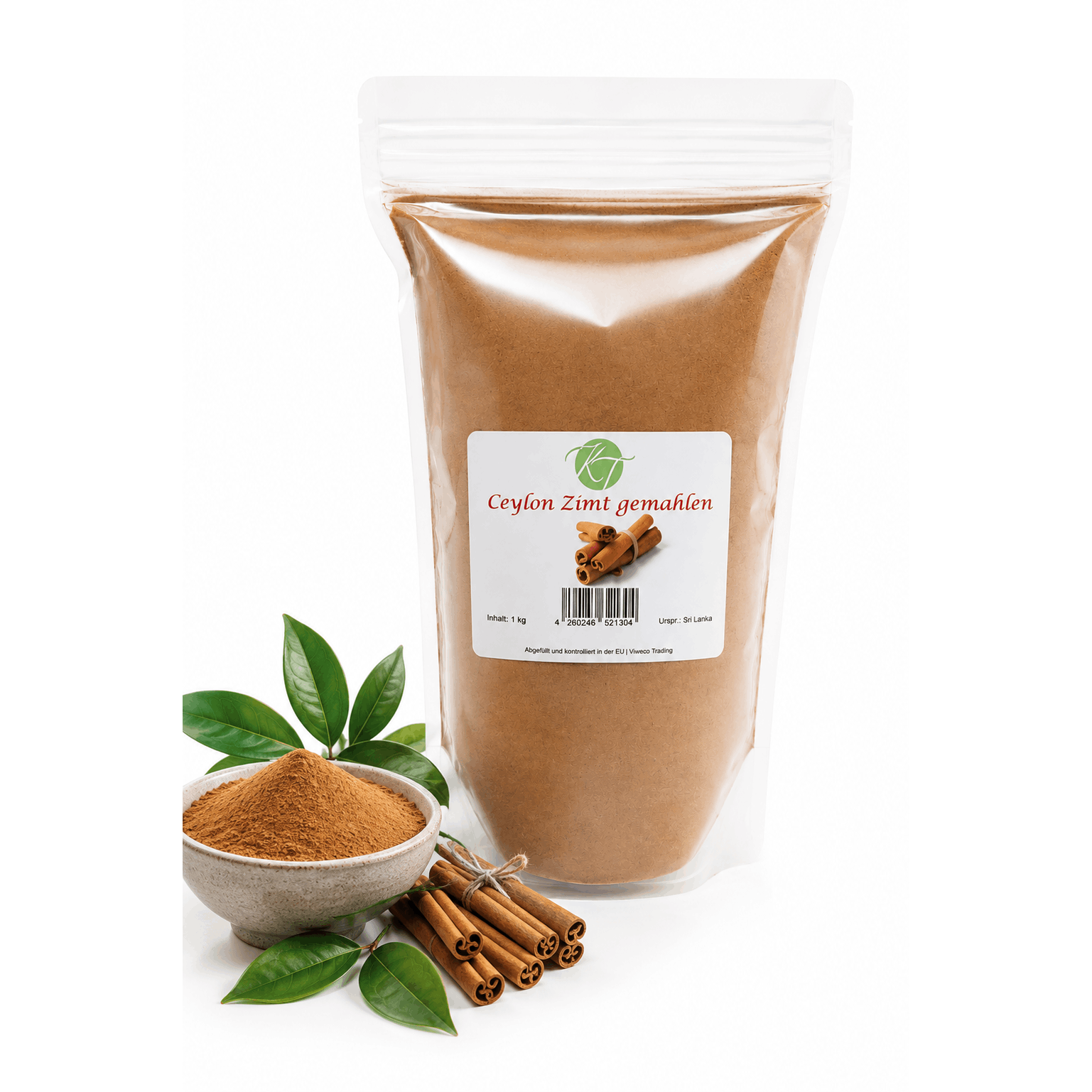 Kt Ceylon Cinnamon Ground Cinnamon Powder -1a Quality