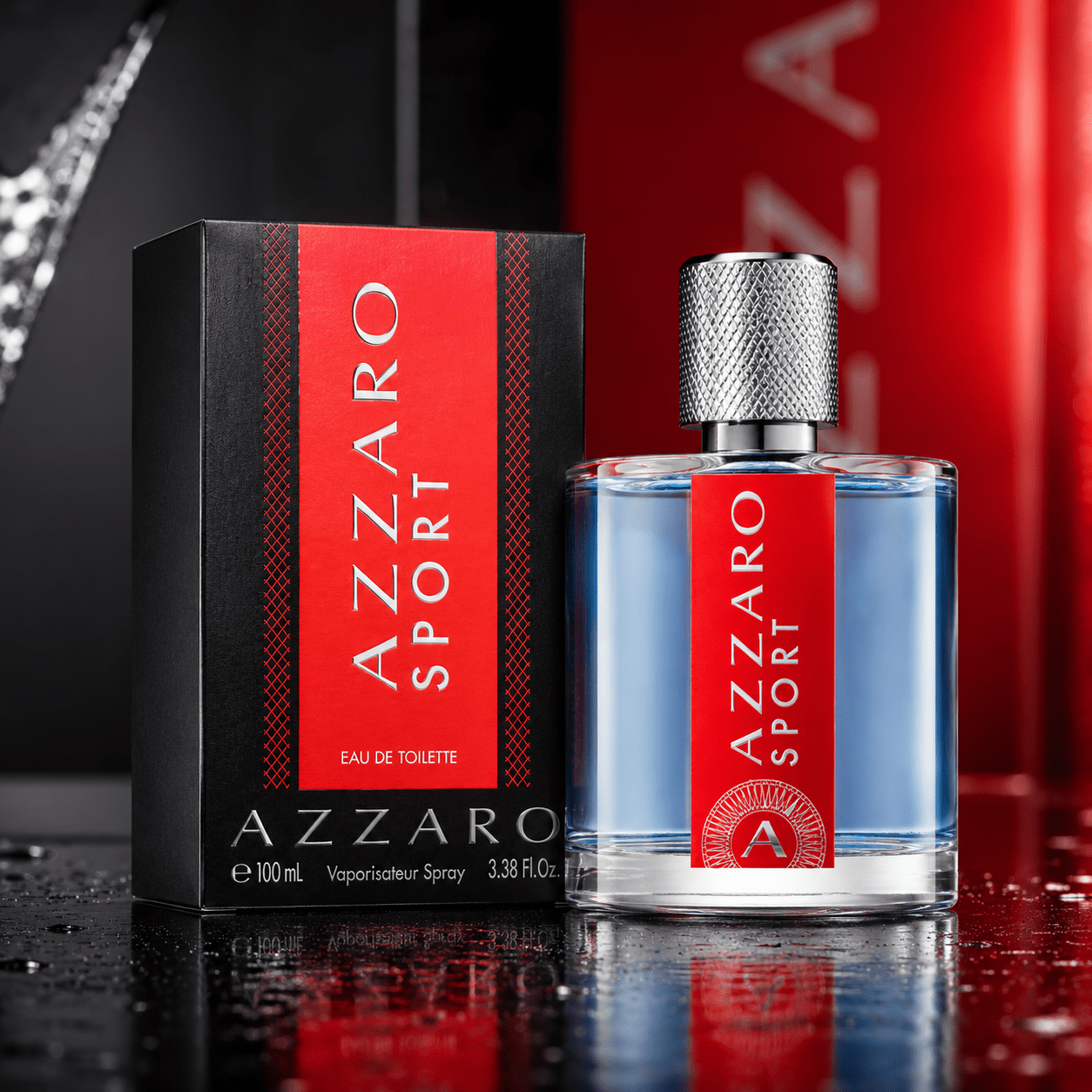 TEMU Azzaro Sport Eau de Toilette Homme 100ml – Parfum et Énergisant, Notes de et Sauge, Élégant, Idéal