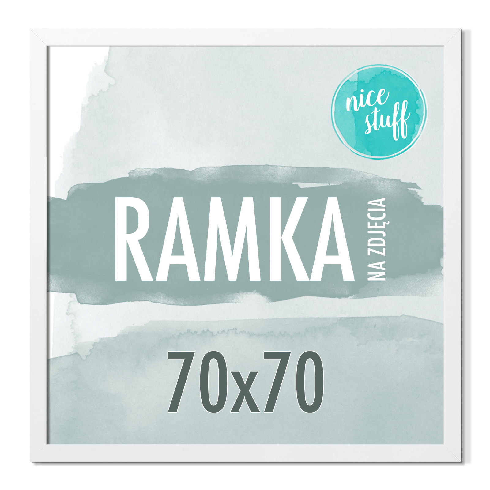 TEMU Frame 70x70 Photo Frame Poster Frame For Photo White Square