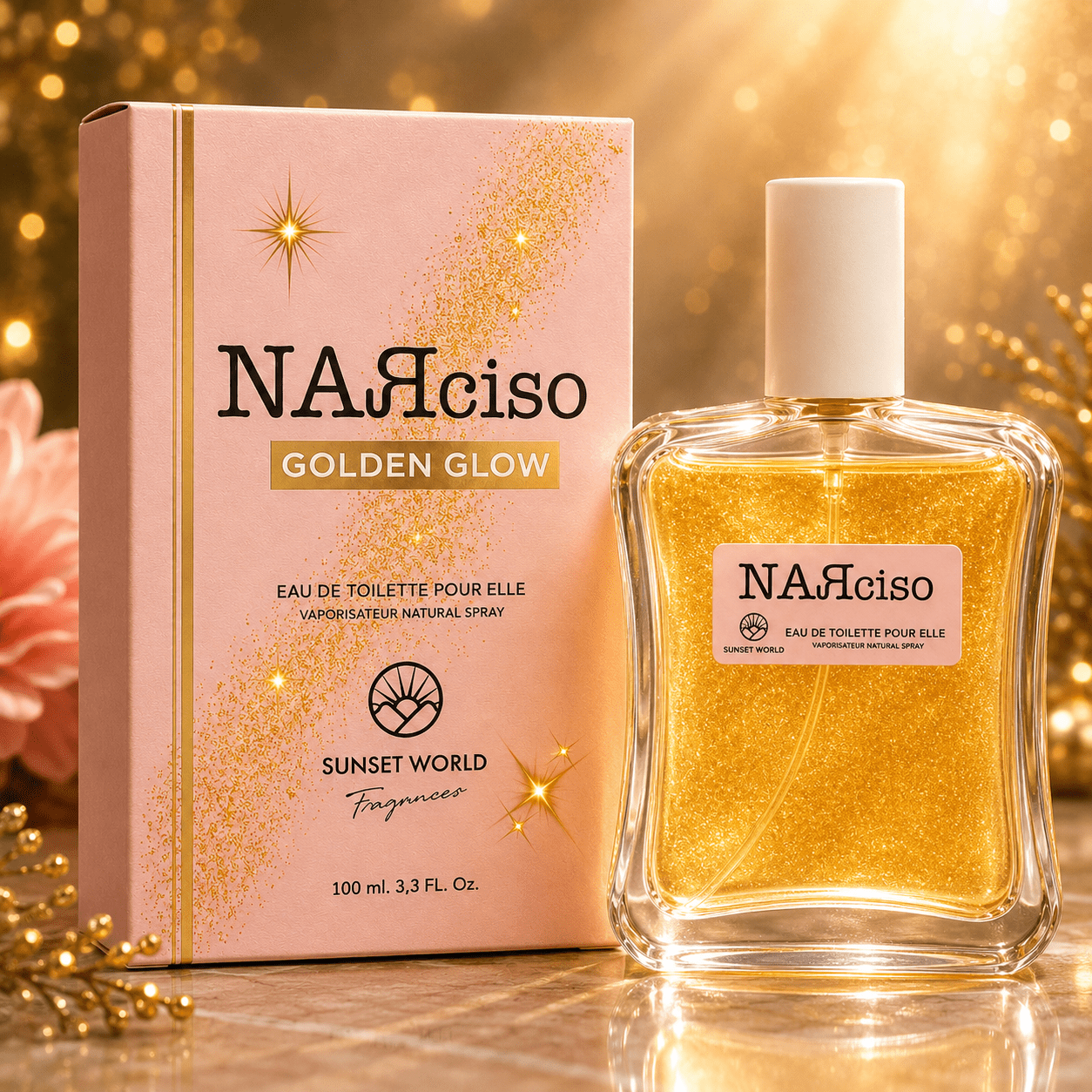 Image of Everlyx - Narciso By Eau De Toilette 100ml. A Musky, , Floral Fragrance With Rose And Peach, A Heart Of , And A Warm Base Of Patchouli, Sandalwood, And Vanilla.