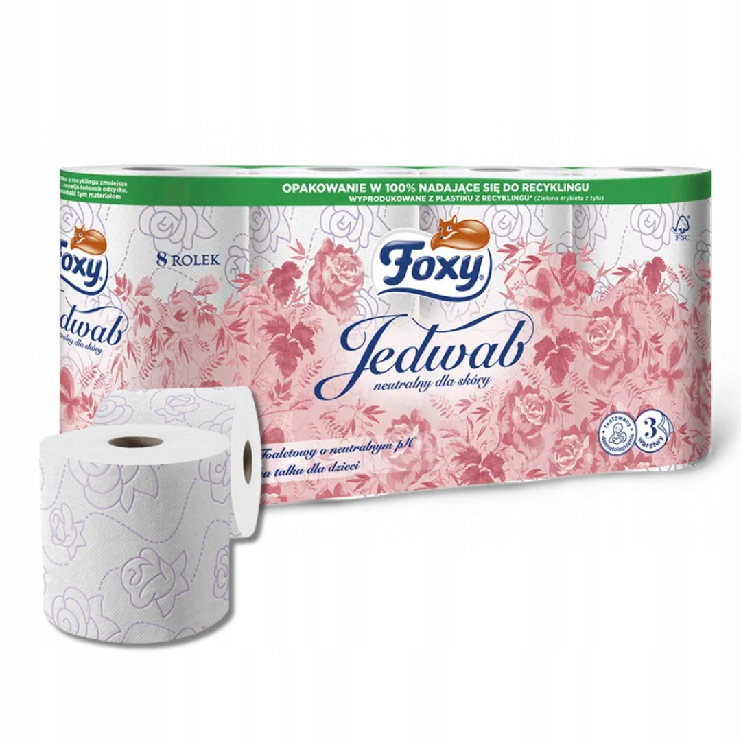 TEMU Carta igienica FOXY JEDWAB 3 8 rotoli