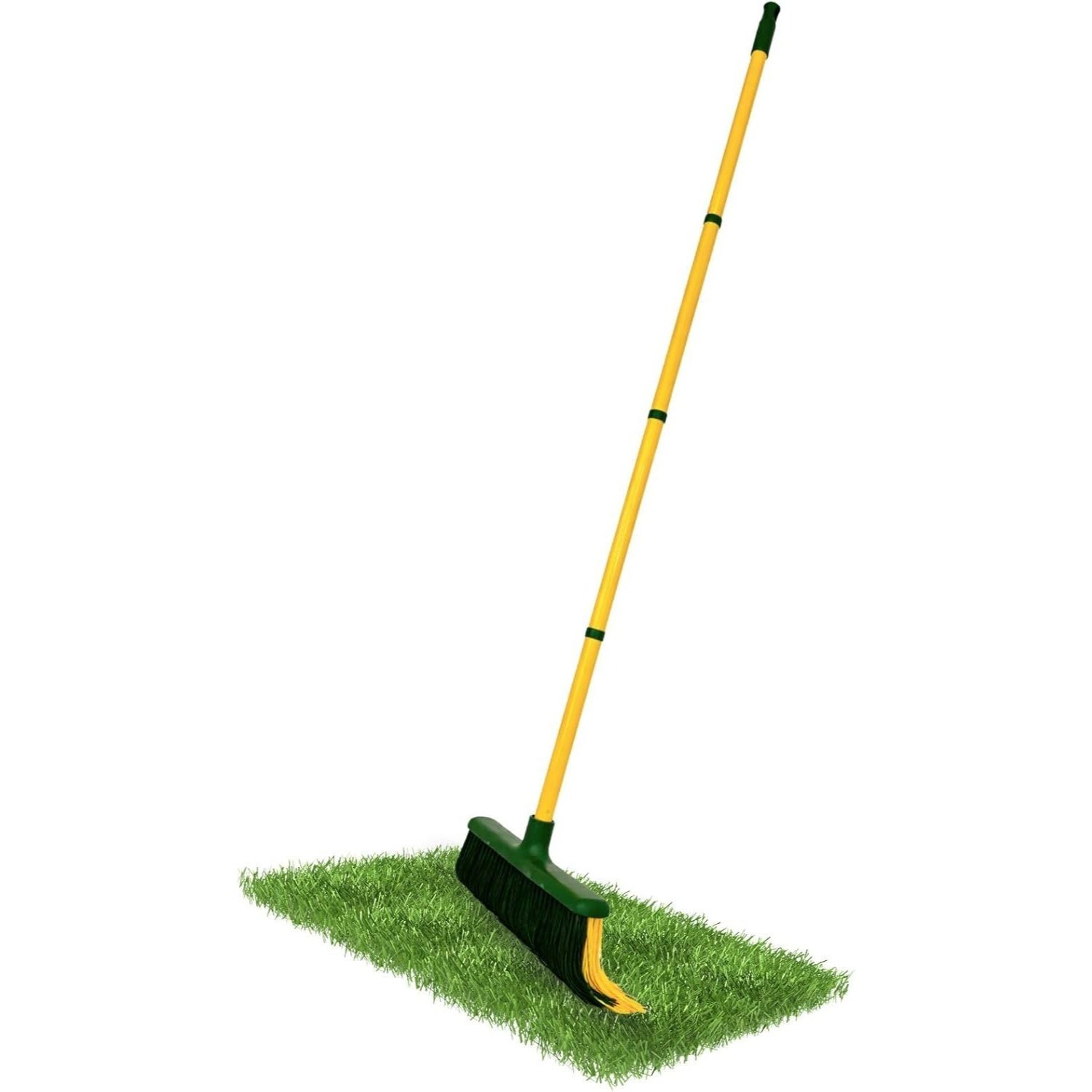 TEMU PLANTAWA Cepillo para Césped Artificial con Mango Extensible Desmontable 0,80–1,40 m | Limpieza, Peinado y de Césped Sintético, Alfombrillas y