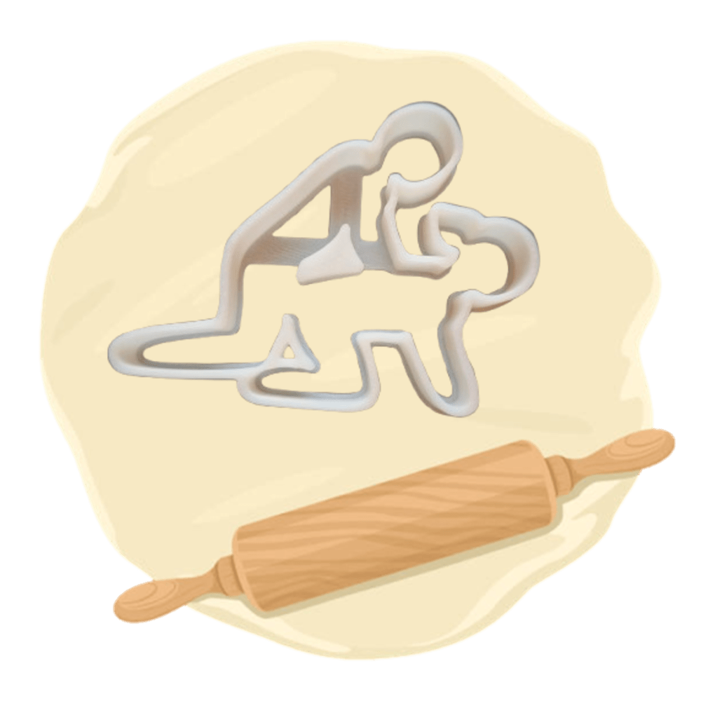 3d Printed Cookie Cutters - Design: Love