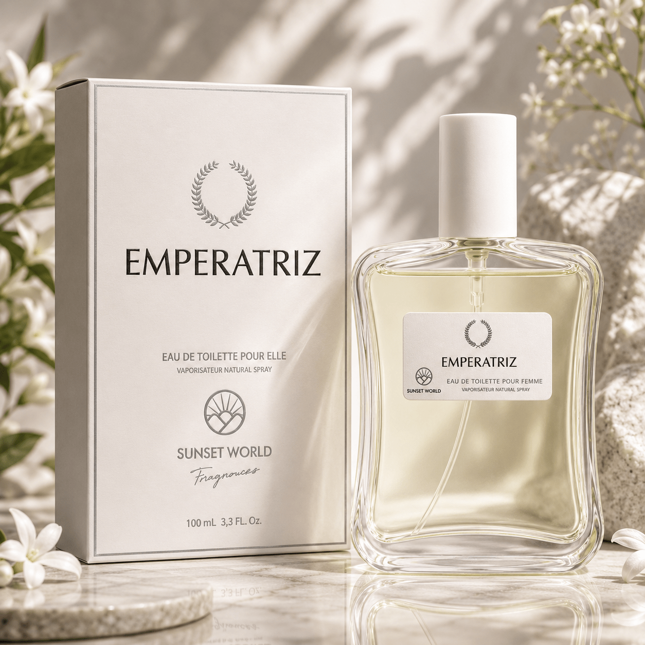 Image of Everlyx - Empress By Eau De Toilette 100ml. Aquatic Floral Fragrance With Notes Of Kiwi And Pepper, Combined With Jasmine, Violet, And Watermelon On A Of Musk And Sandalwood