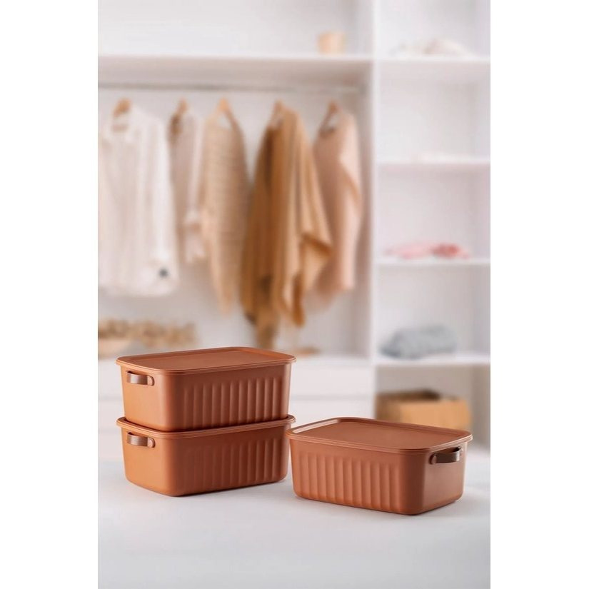 Tobeyz Storage Box With Lid – Bpa-free Plastic Storage Bin – 10l, 15l, Or 20l – Stackable And Nestable – For Bathroom And Kitchen