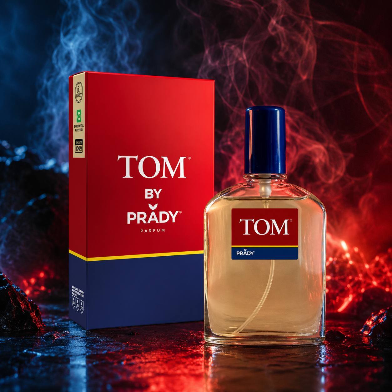 TEMU Perfume TOM Hombre 100 ml – Eau de Toilette , Elegante y de Larga Duración