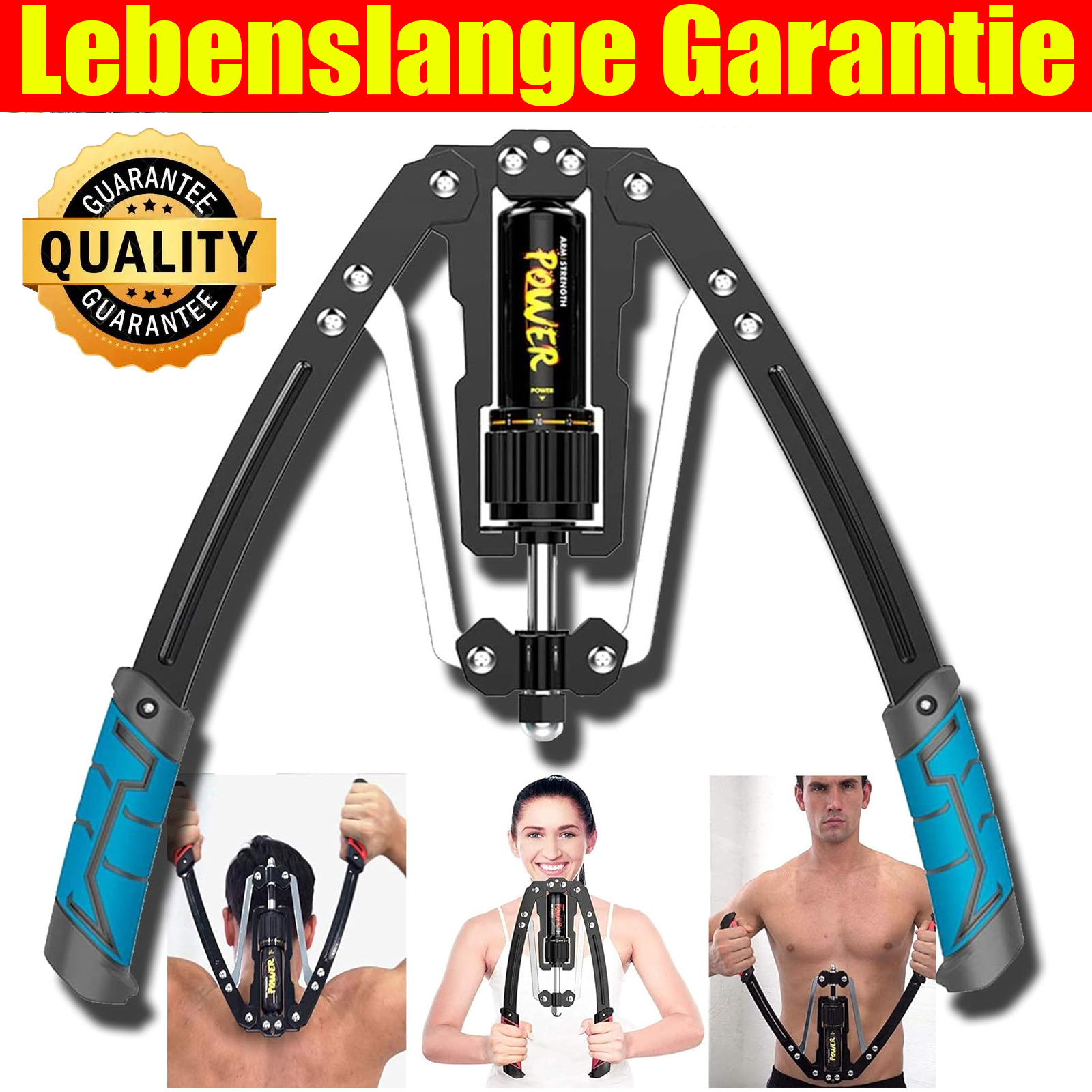 Power Twister, Adjustable Hydraulic Resistance 10-200kg, Chest Exerciser For Men, Fitness Chest Expander, Arm Exercise Equipment, Arm Strengthener, Chest Workout, Bicep Shoulder Exercise