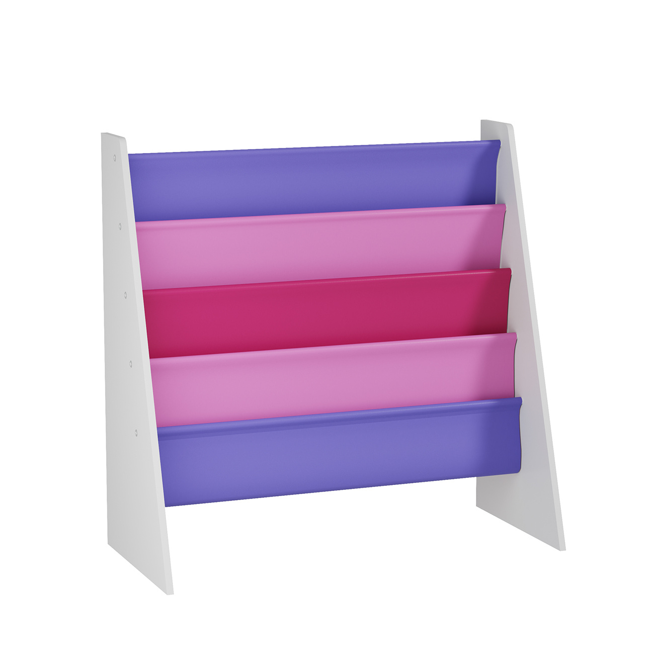 4-tier Bookshelf, Sling Floor Standing Bookcase Book Display Rack