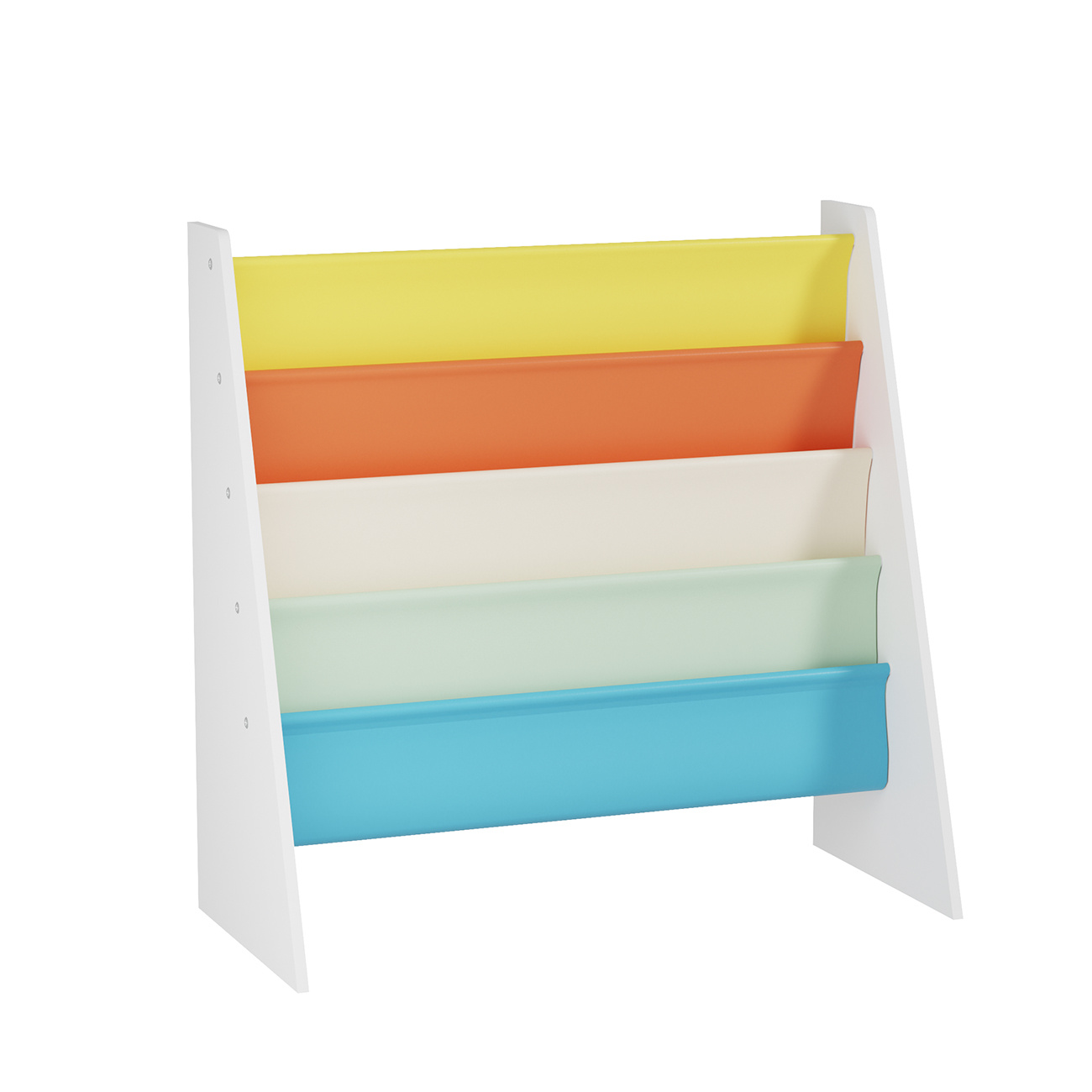 4-tier Bookshelf, Sling Floor Standing Bookcase Book Display Rack
