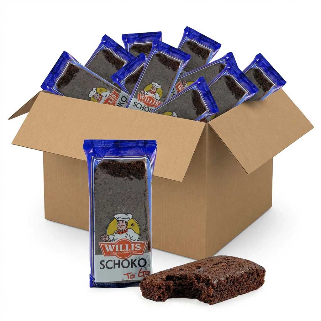 Image of Willis - Choco To Go Chocolate Cake - Juicy Chocolate Cake 5% Chocolate Chips 2.5% Cocoa - 33x65g 2145g
