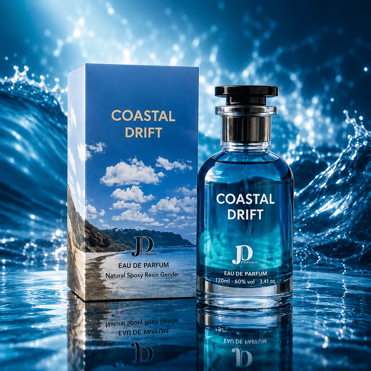 Coastal Drift Eau de Parfum para Hombre 100ml – Perfume Masculino de Larga Duración, Acuática Premium con Notas…: retailer-supplied image