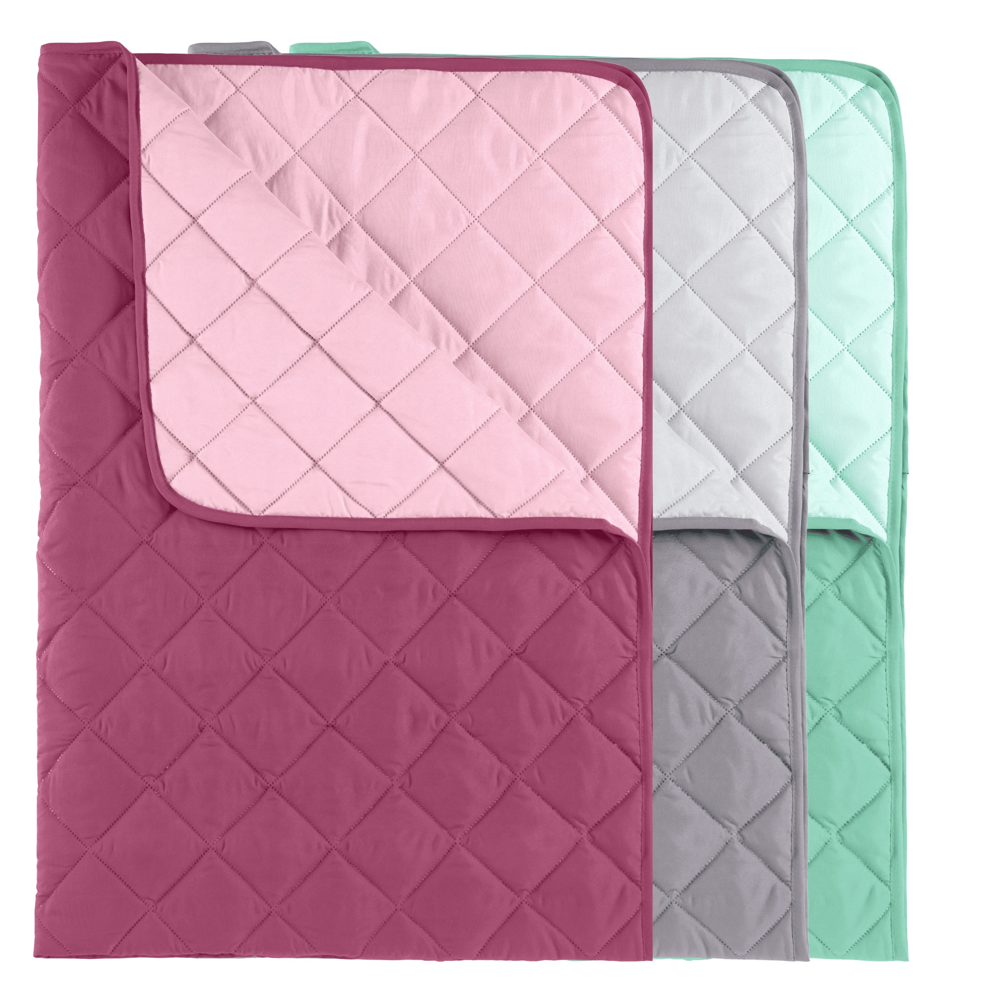 TEMU Summer Quilt Reversible Design 135x200 - Lightweight Quilted Summer Duvet, Camping Blanket, Sofa Blanket, Travel Blanket - Used Without Cover -