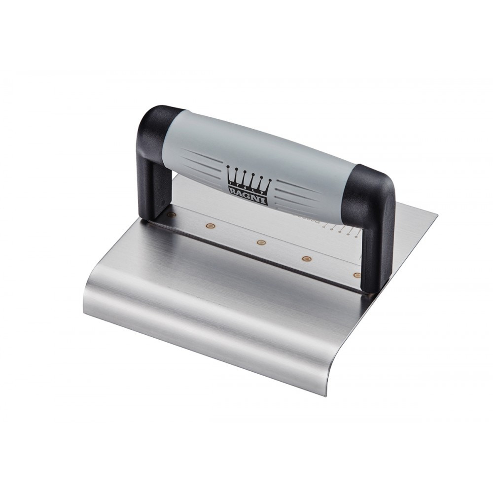 TEMU Ragni Stainless Steel Outside Edge Cement Trowel Inch | Concrete Edging Tool | Rounded Edge Finishing Trowel | Handle