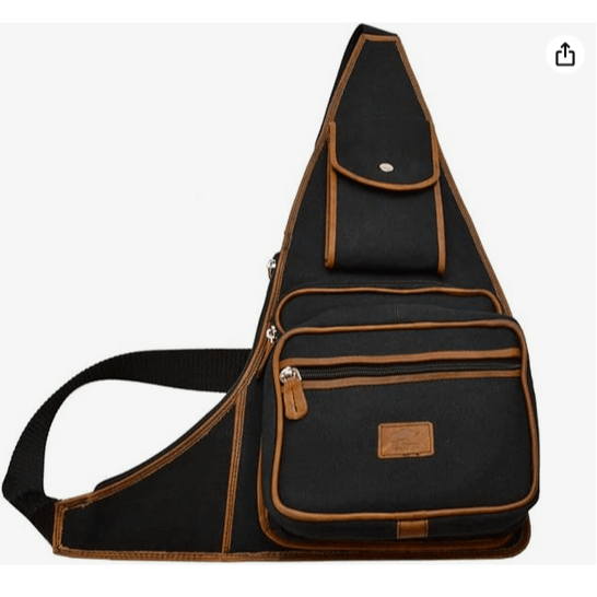 Foldable Bag Side Pocket Backpack Leisure Shoulder Bag (black) 1151