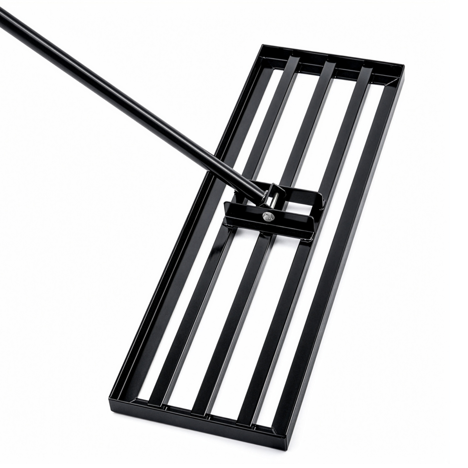 TEMU Lawn Leveling Rake With Long Handle 76×25x213 Cm Adjustable Level Lawn Tool, Heavy Duty Lawn Leveler For Sand Soil Yard Course Ground Flattening
