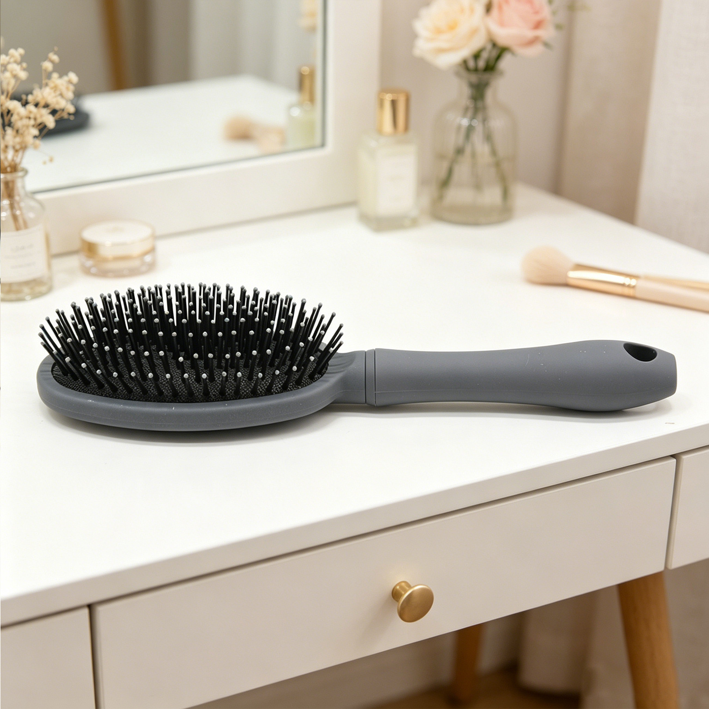 TEMU Cepillo Almohadillado para Cabello 22.5cm