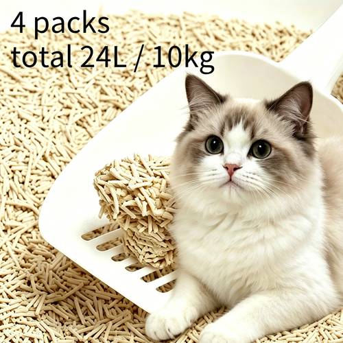 6l dust free easy to safe for kittens pack of 4 bags