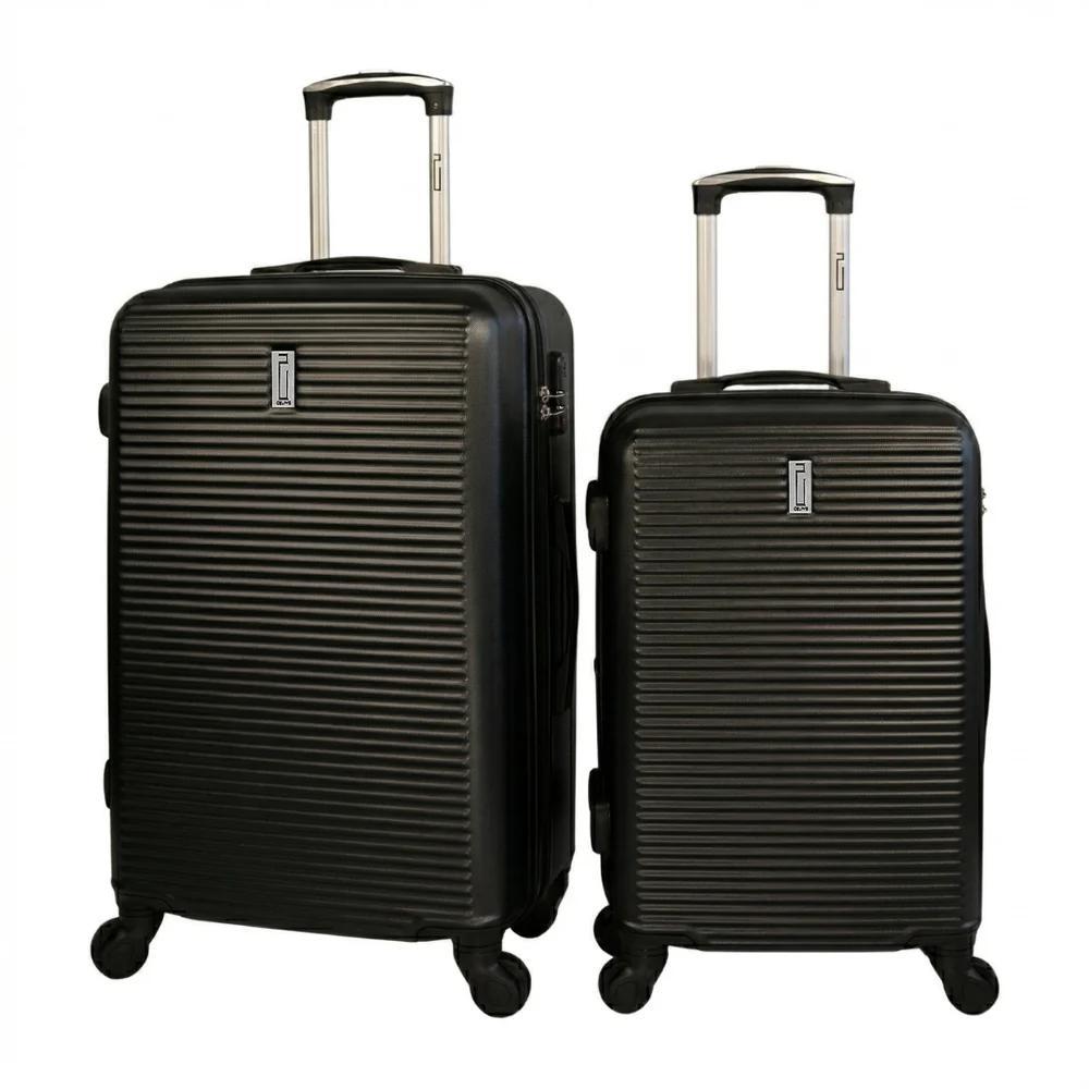 TEMU Lot de 2 Valises ABS | Valise Cabine S 55 cm + Valise Soute L 65 cm | Coque Rigide | Roulettes 360° | Serrure Intégrée