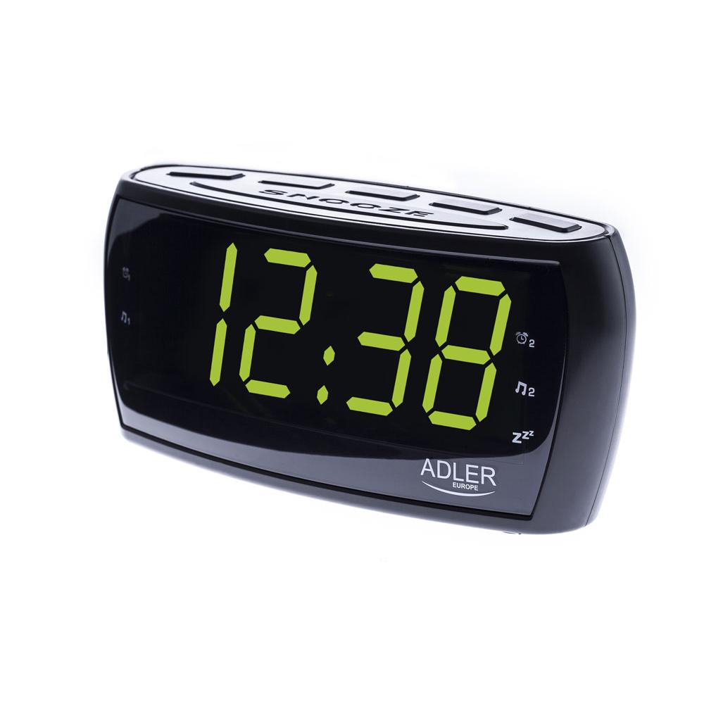 Eagle Radio Alarm Clock With Brightness Adjustment And Extra Large Led Display Ad 1121