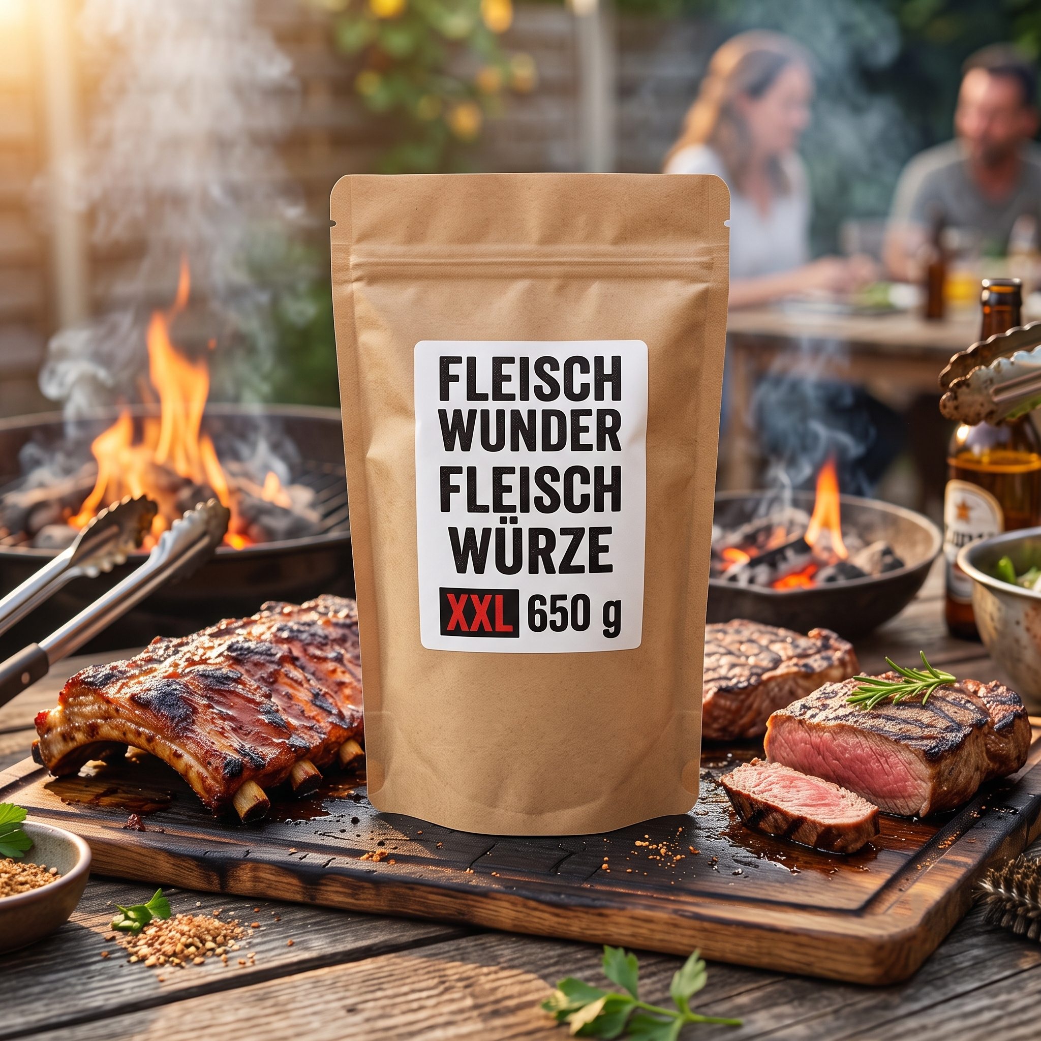 Image of Amalabz | Meat Wonder Meat Seasoning Xxl 650g - All-rounder Spice Preparation For Grilled Meat, Spareribs & Minced Meat