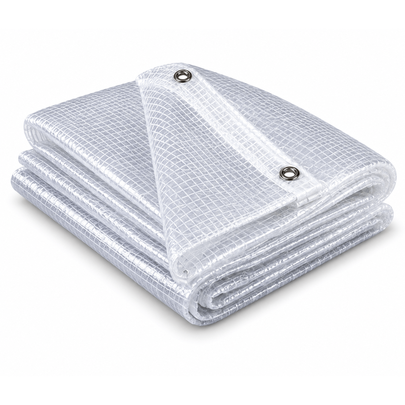 TEMU Kippen 6083a – Transparent Mesh Fabric 1.5×2 M (3 M²) – 130 G/m² Weight – Waterproof With Metal Grommets, Uv Resistant, For Gazebos, Pergolas, ,