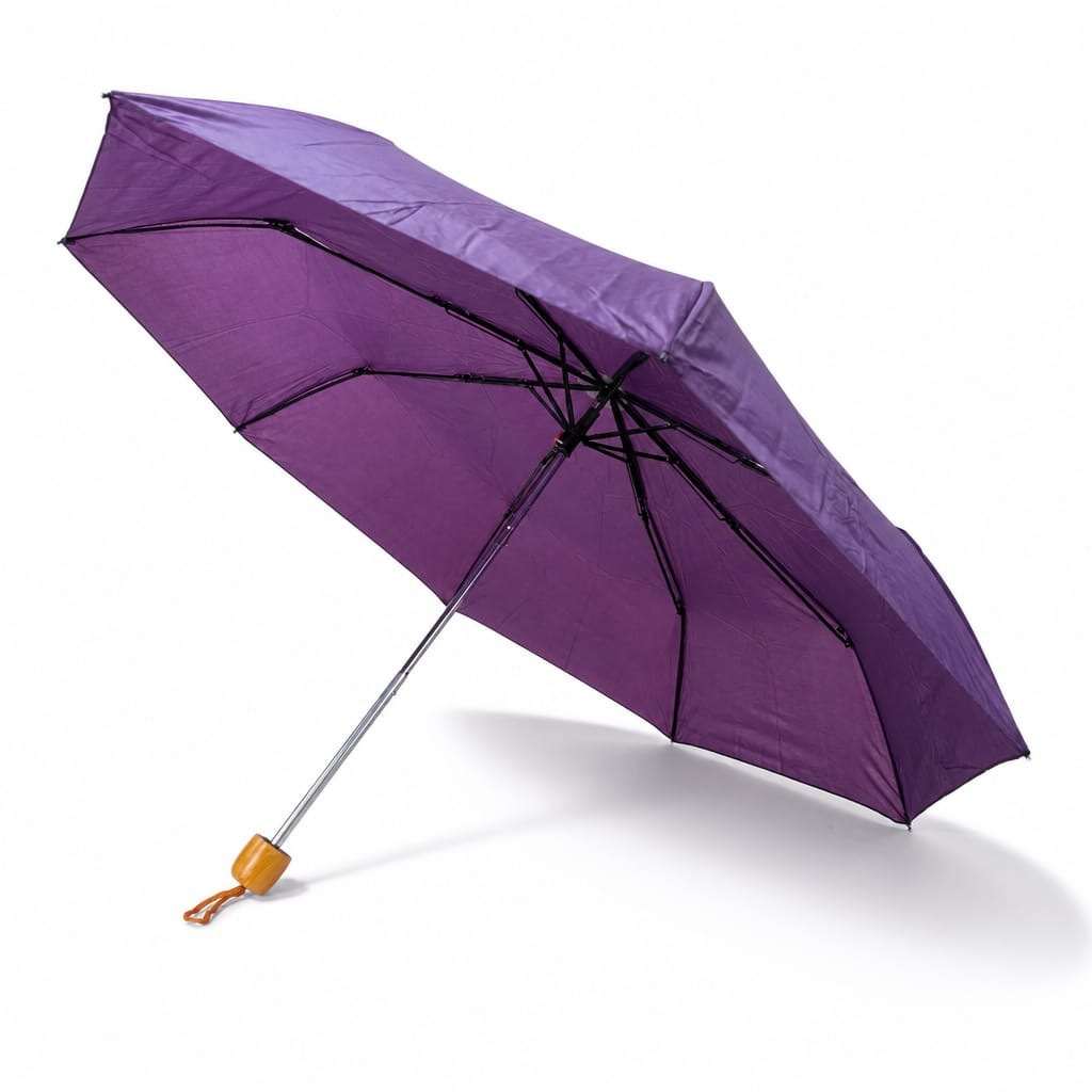Image of Foldable Purple Umbrella – Lightweight And Compact Pocket Umbrella For Men And Women