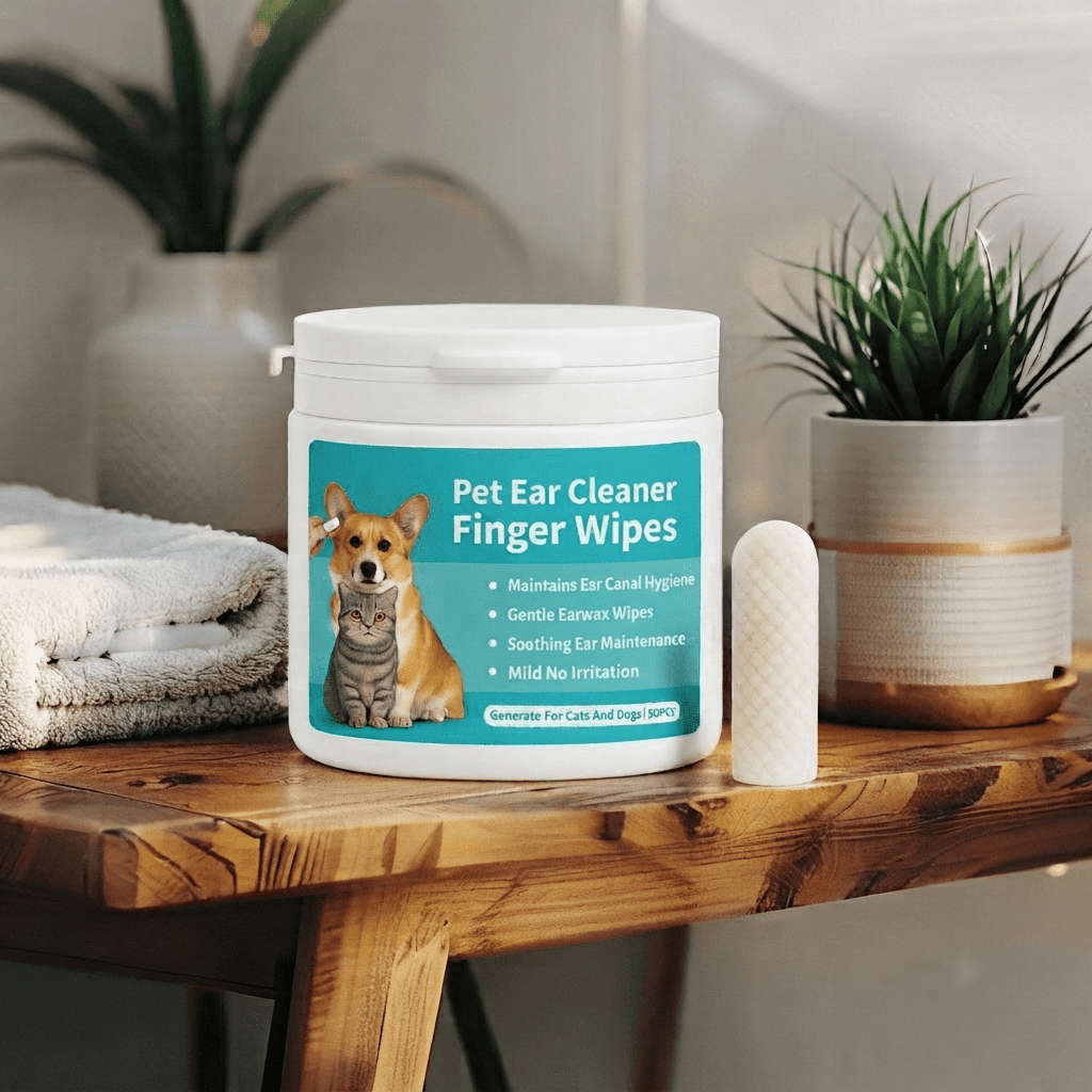 TEMU 50 und Toallitas desechables para limpieza de oídos de mascotas, toallitas para eliminar de los orejas, universales para gatos y perros, en el