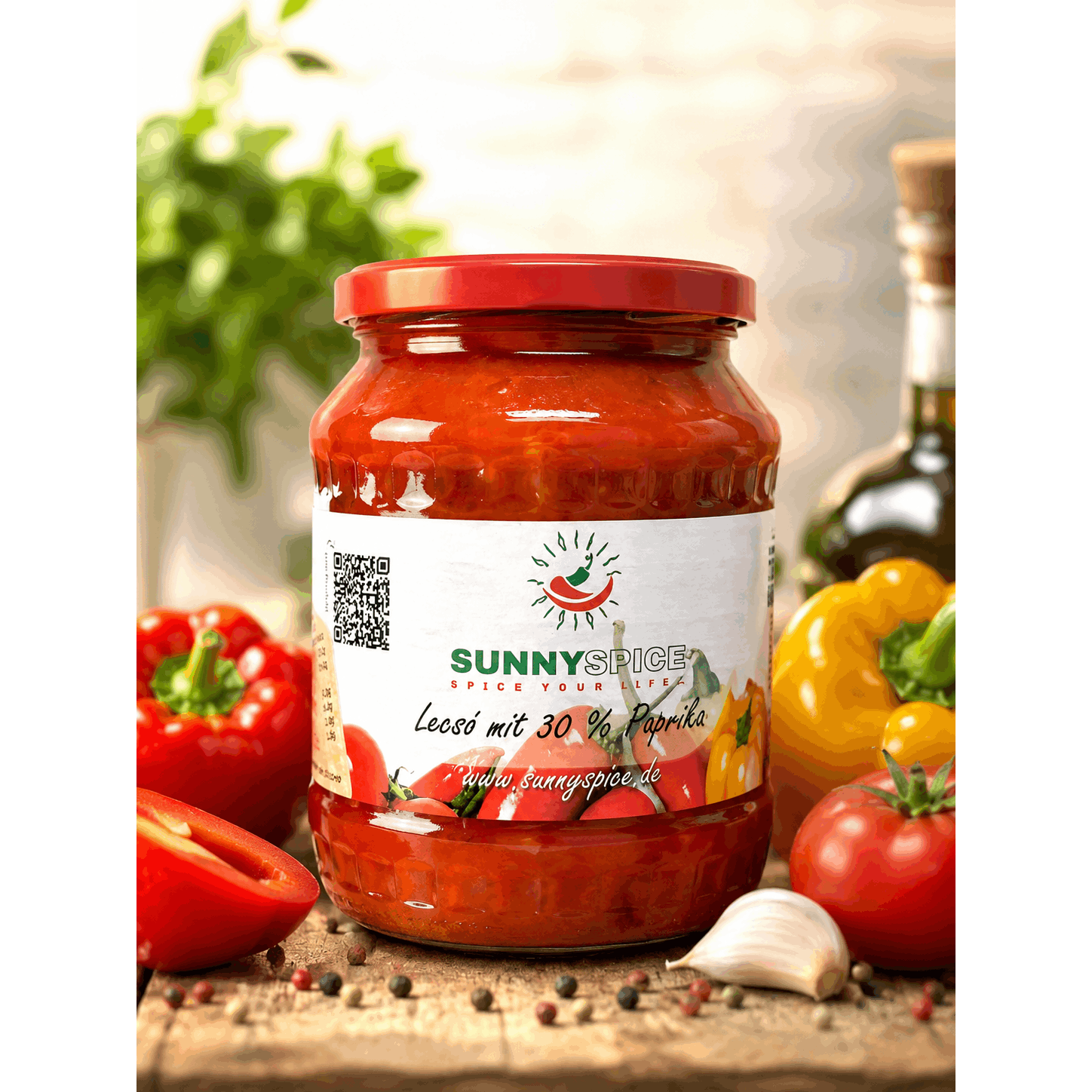 Lecsó With 30% Paprika, 720ml / 680g, Sunnyspice