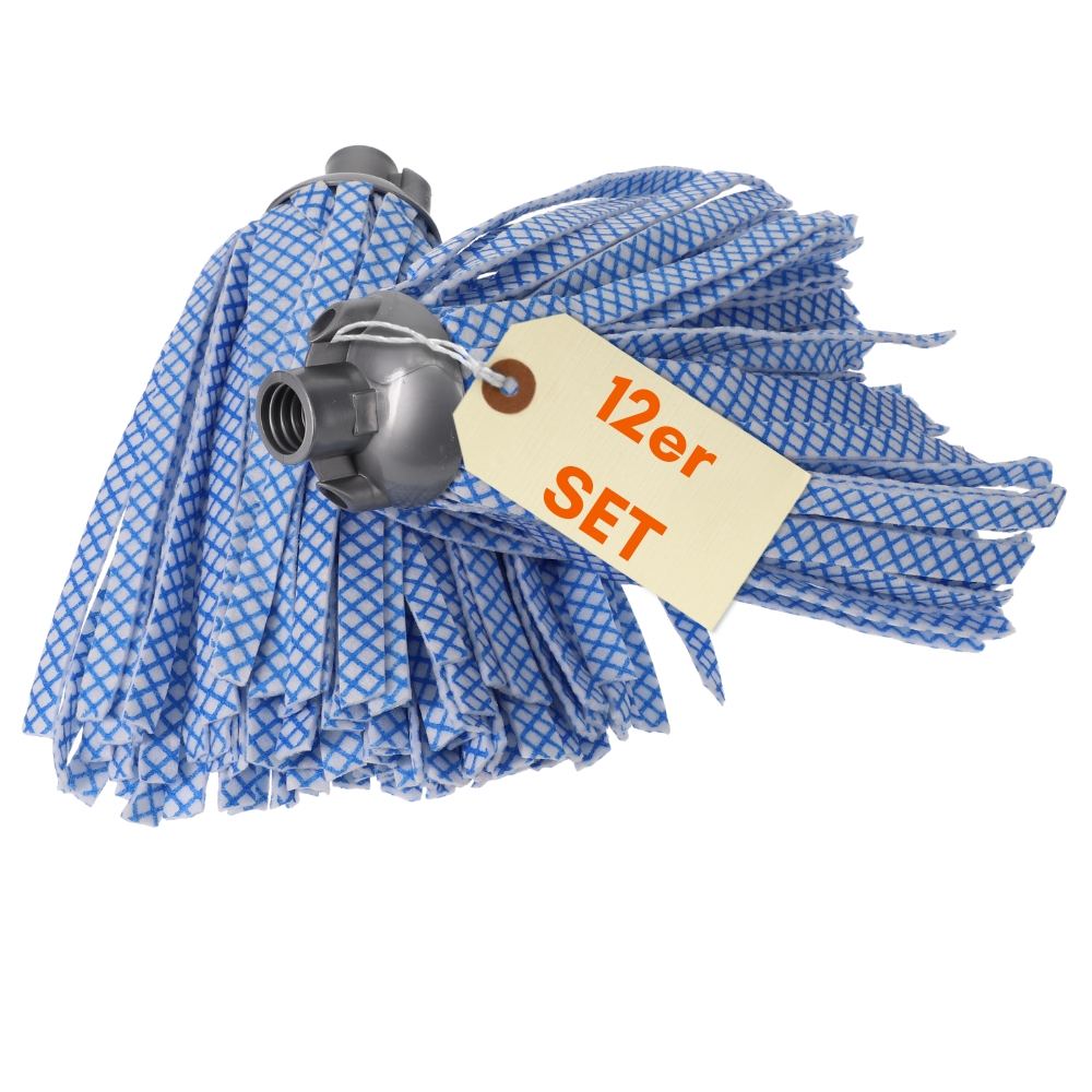 12pcs Set Replacement Replacement Mop Mop Floor Cleaner Attachment Synthetic Velvet Cloth Mop Floor Mop