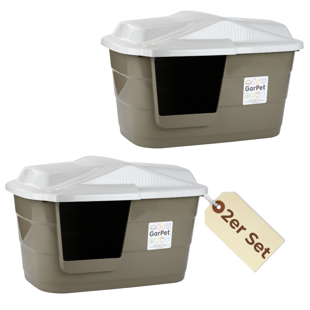 Image of 2-pack Dog House Cat House, Small Dog Cave, Cat Cave, Indoor/outdoor Weatherproof Plastic Pet House For Dogs And Cats