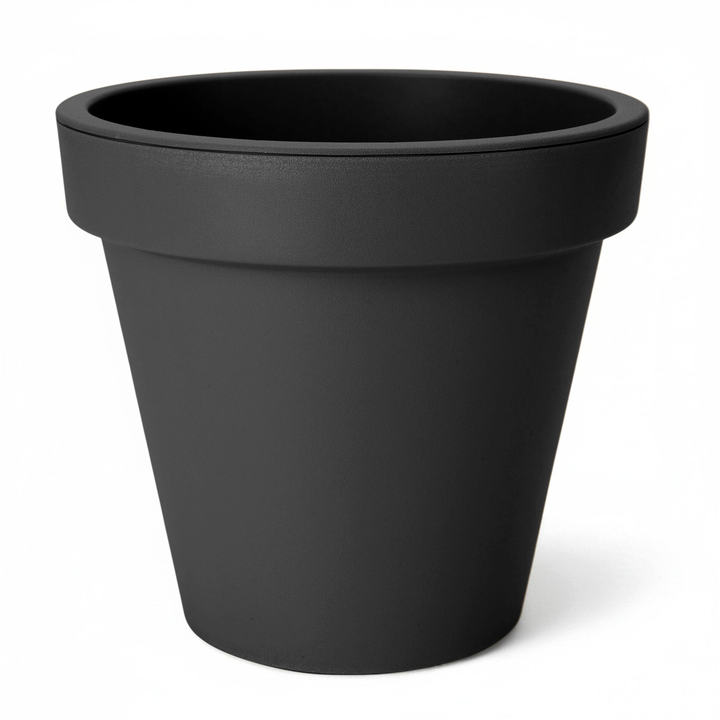 Xxl Round Plastic Planter Ø 58 Cm For Indoor And Outdoor Use